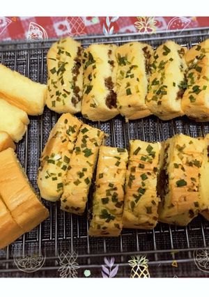 蔥花肉鬆*古早味蛋糕 的食譜成品照片