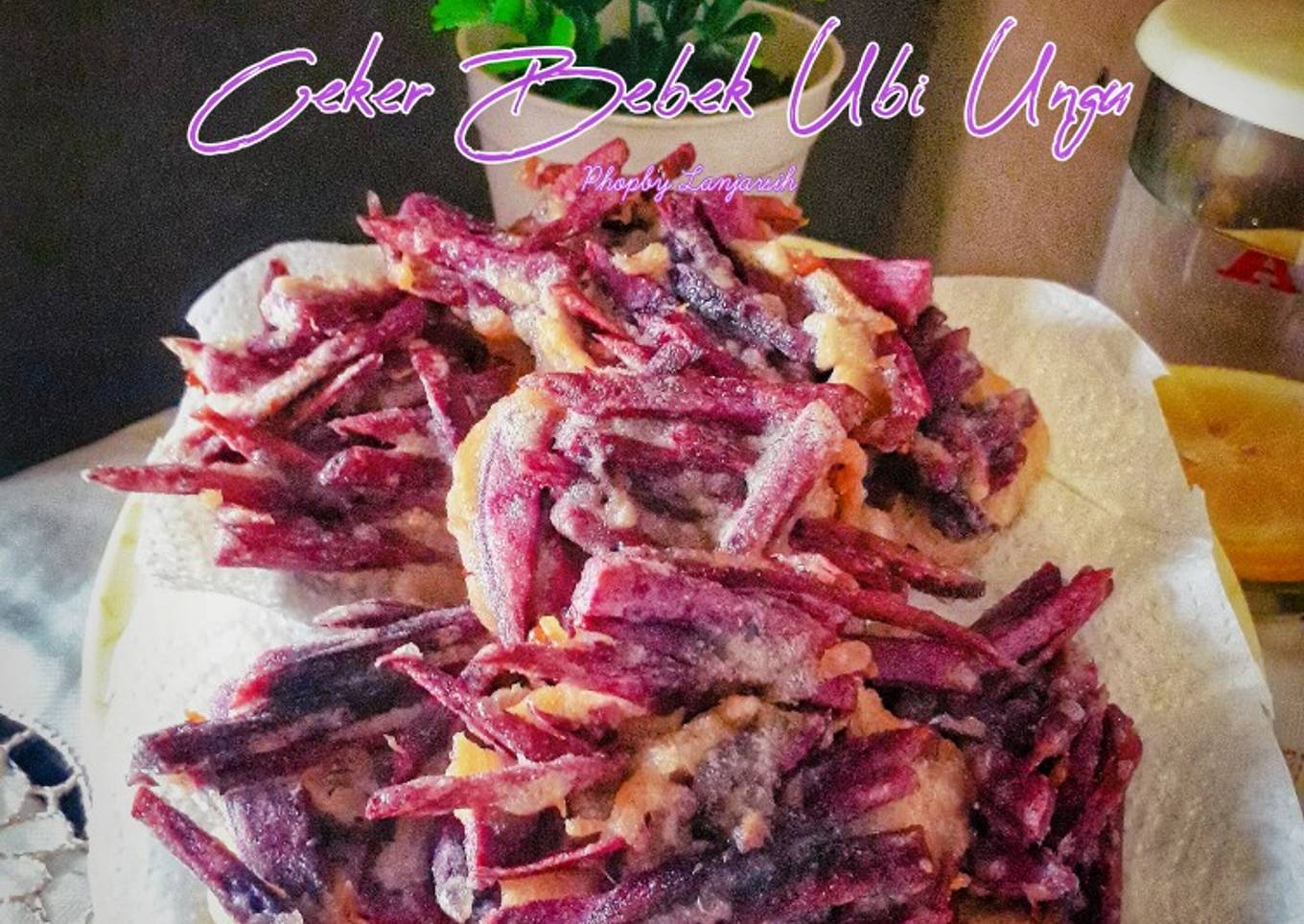 Ceker Bebek Ubi Ungu