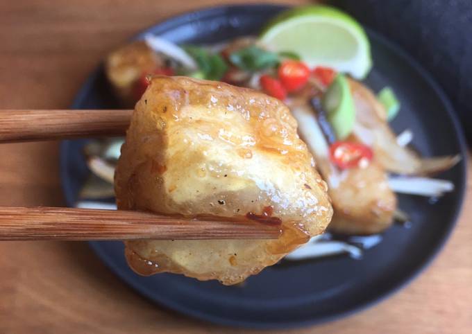 Thai Chilli Sticky Tofu 🌶 🌱