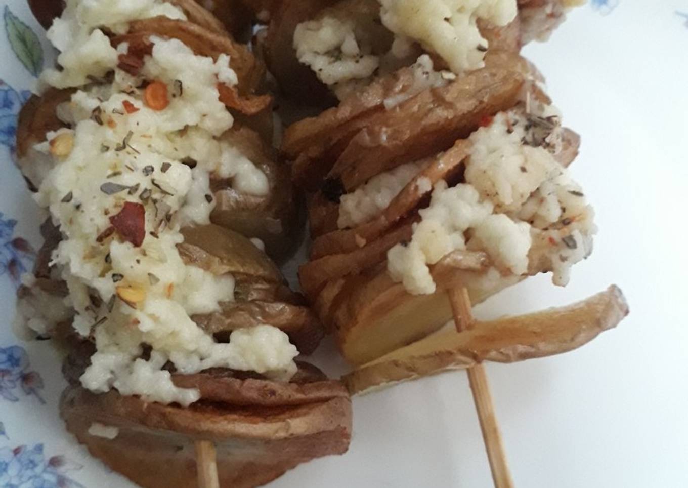 Potato cheese swirl