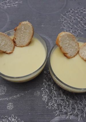Una foto de Crema de calabacín