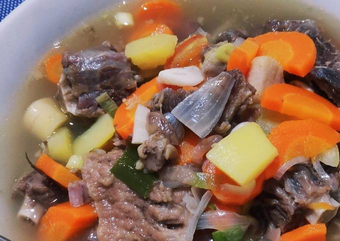 Resep Sop buntut sapi asam segar, Bikin Ngiler