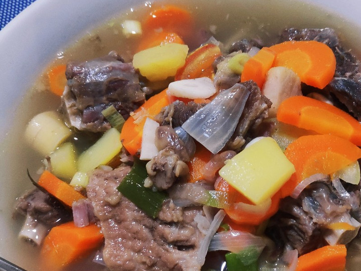 Resep Sop buntut sapi asam segar, Bikin Ngiler