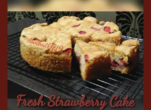 Foto resep Fresh Strawberry Cake