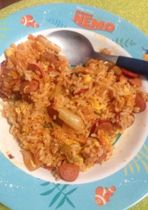 Foto resep Nasi Goreng Kimchi Simple