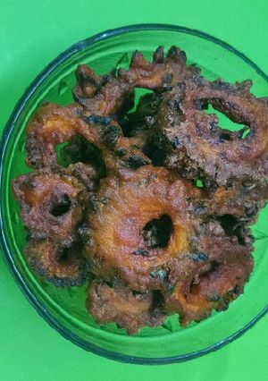 A picture of Bitter Gourd Chips.