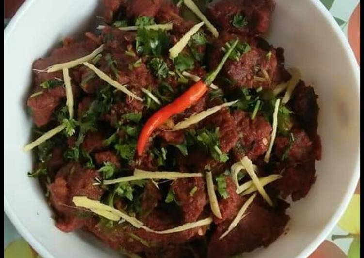 Recipe of Perfect Shinwari Karahi (camel)😋🍲