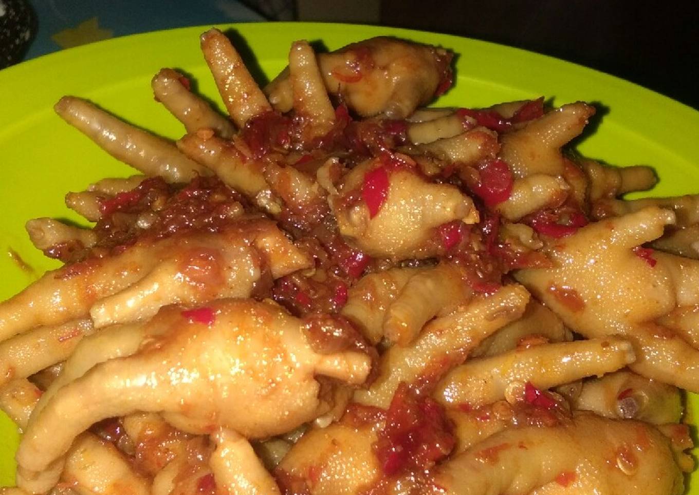 Ceker Pedas Manis Bikin Nagih