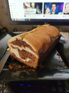 Una foto de Budín Marmolado sin Manteca