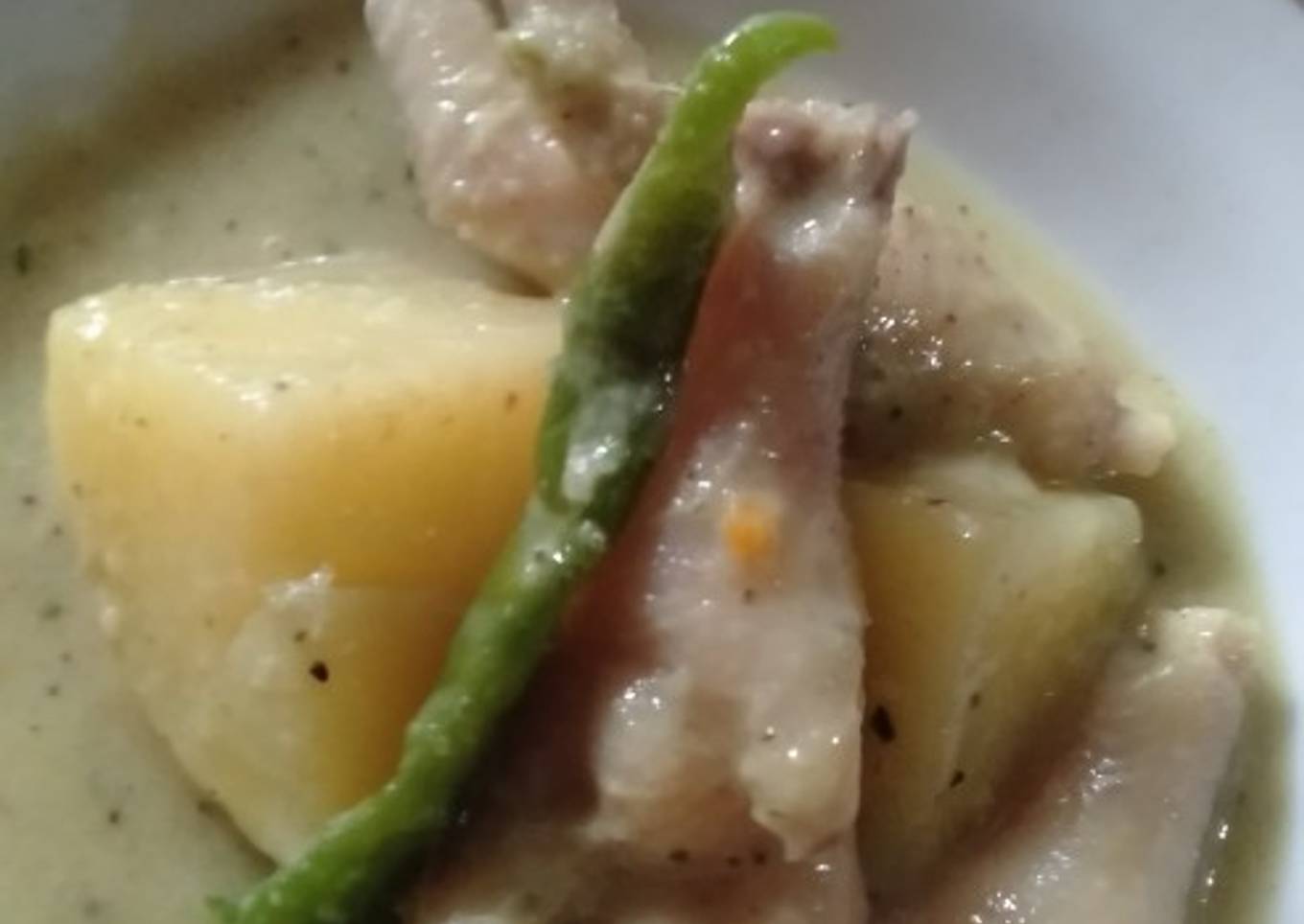 Ceker Gulai Hijau ala Padang