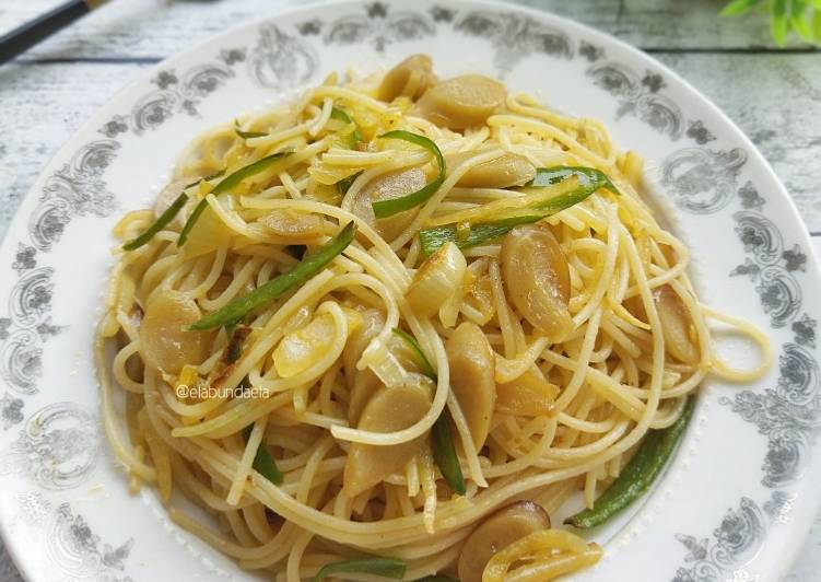 Langkah Mudah untuk Membuat Simple Japanese Napolitan Spaghetti Anti Gagal