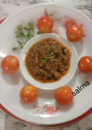 टमाटर का भरता (Tamatar ka bharta recipe in Hindi) रेसिपी मुख्य फोटो