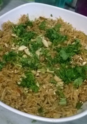 A picture of Tomato coriander rice.
