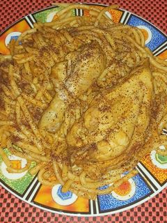 صورة لوصفة معكرونة بدجاج