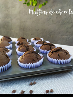 Una foto de Muffins de chocolate 🍫