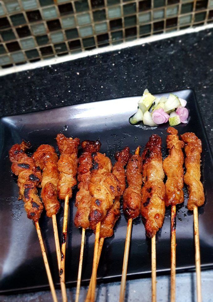 Foto resep Sate Babi Manis/Pork Satay (Non Halal)