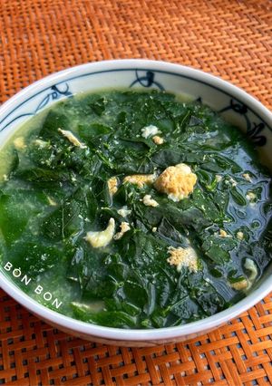 Hình của món Canh Rau Ngót Nấu Trứng.