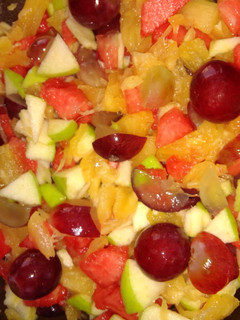 A picture of Fruits salad.