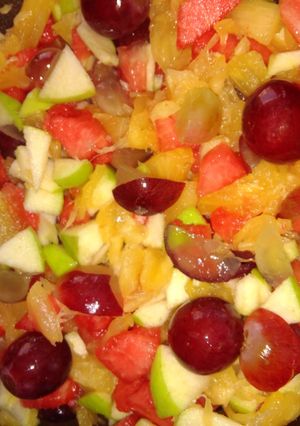 A picture of Fruits salad.