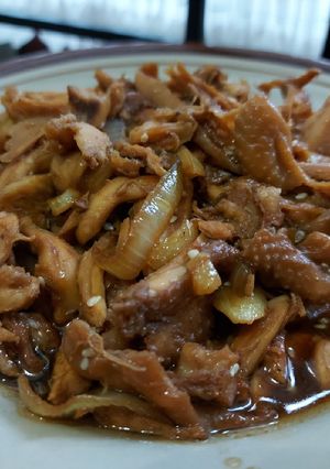 Foto resep Ayam suwir teriyaki