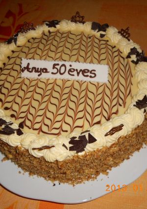 Eszterházy torta recept fotója