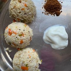 A picture of Samai upma (Little millet upma).