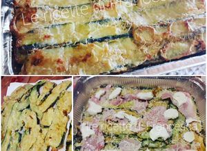 Foto di Parmigiana zucchine fritte cotto e mozzarella (no besciamella)