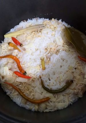Foto resep 3. Nasi Liwet Magicom Sederhana