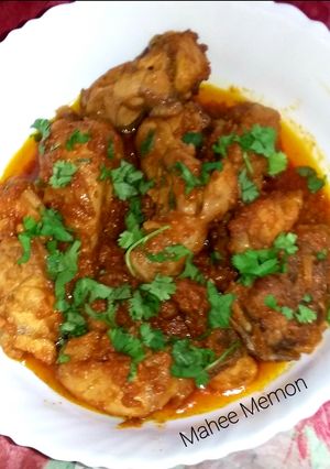 A picture of Karahi Butter chicken.