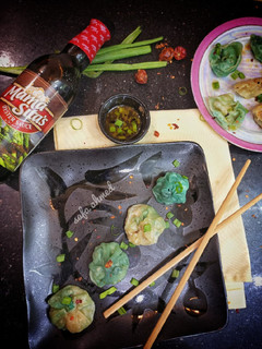 A picture of Chinese Dumplings/ Momo's.