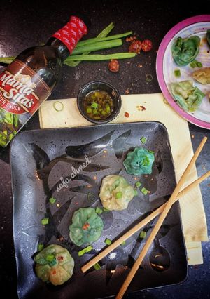 A picture of Chinese Dumplings/ Momo's.