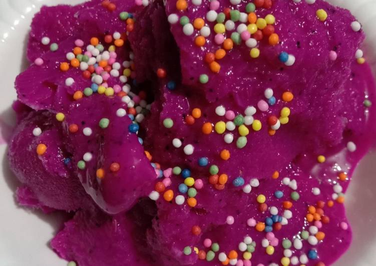 Resep Es Krim Buah Naga Anti Gagal