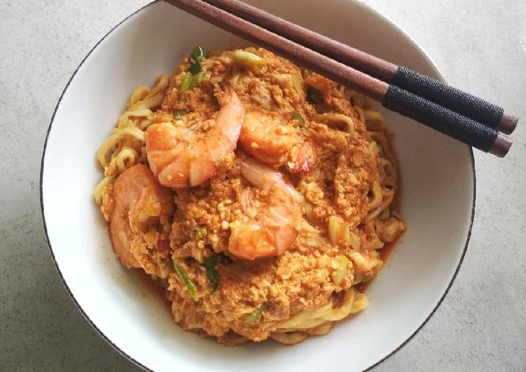 Mie Nyemek Udang