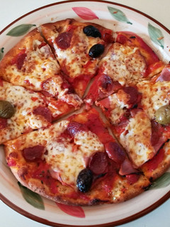 Una foto de Pizza casera