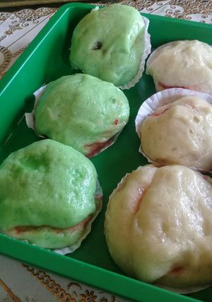 Foto resep Bakpao isi selai strowberry