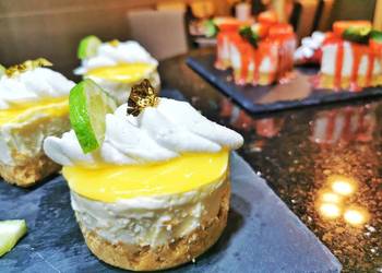 The New Way Making Recipe Lemon cheescake Restaurant Style