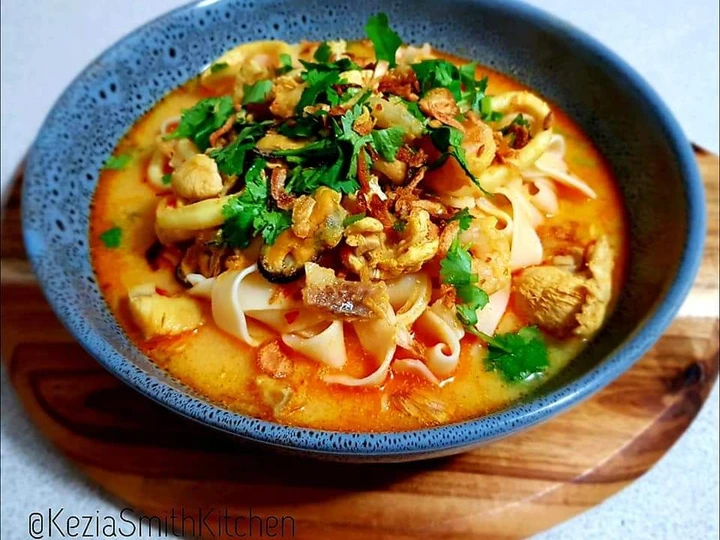 Recipe Laksa (rice noodle soup) the So Delicious You can take Joss in your mouth