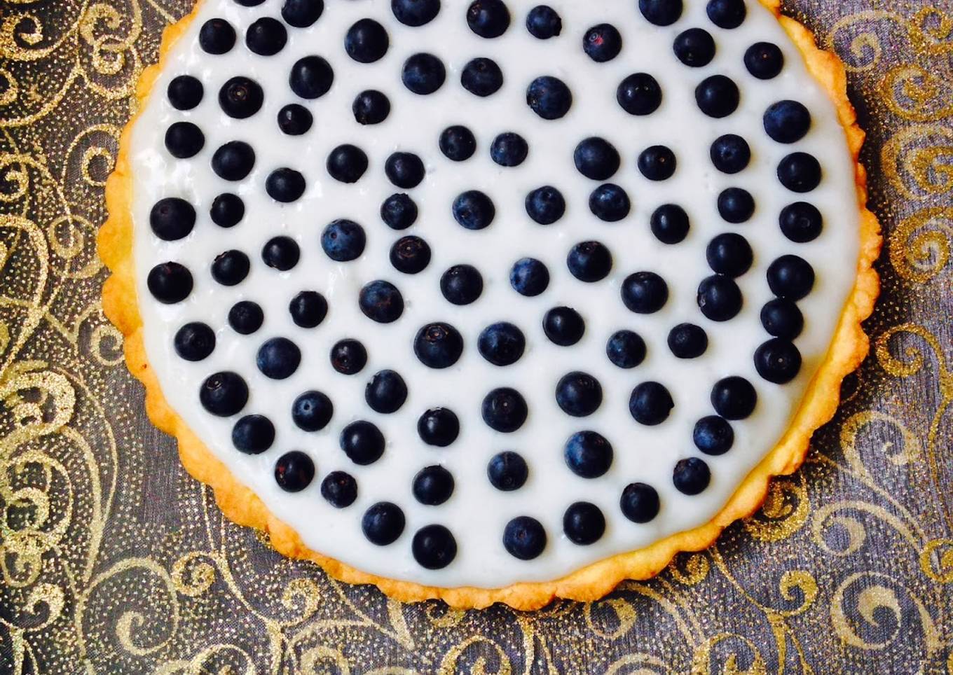 Blueberry Coconut Tart