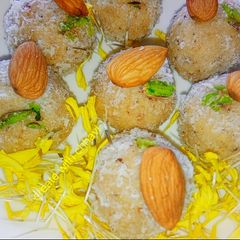 A picture of Shivratri Sabudana ladoo.