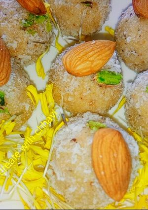 A picture of Shivratri Sabudana ladoo.