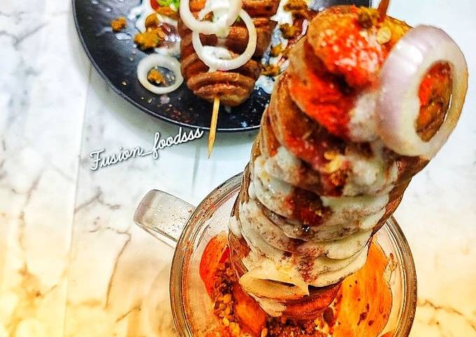 Simple Way to Prepare Eric Ripert Potato tornado chaat