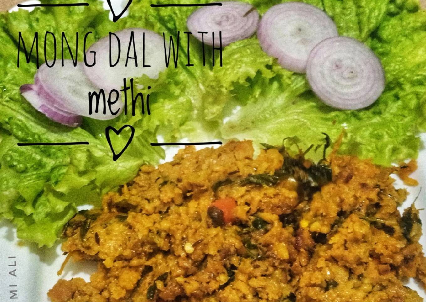 Moong ki dal methi