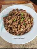 Beef Slice Oseng Pedas