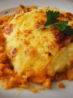 Una foto de Pastel de Carne y puré de Patatas