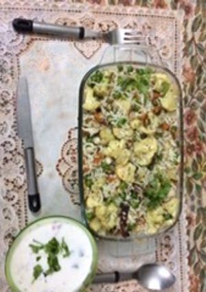 A picture of Vegetable 3 colourBiryani.