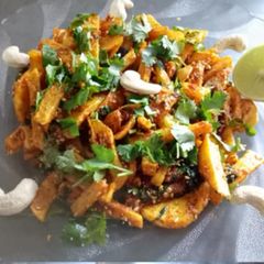 Masala potato chips A picture of Masala potato chips.