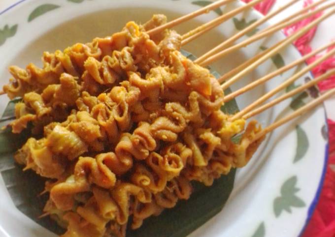 Yuk intip, Bagaimana cara membuat Sate usus bumbu ungkep  menggugah selera