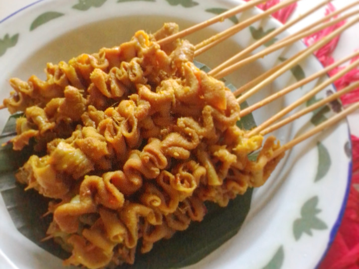 Yuk intip, Bagaimana cara membuat Sate usus bumbu ungkep  menggugah selera