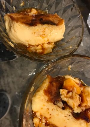 Una foto de Flan de leche condensada