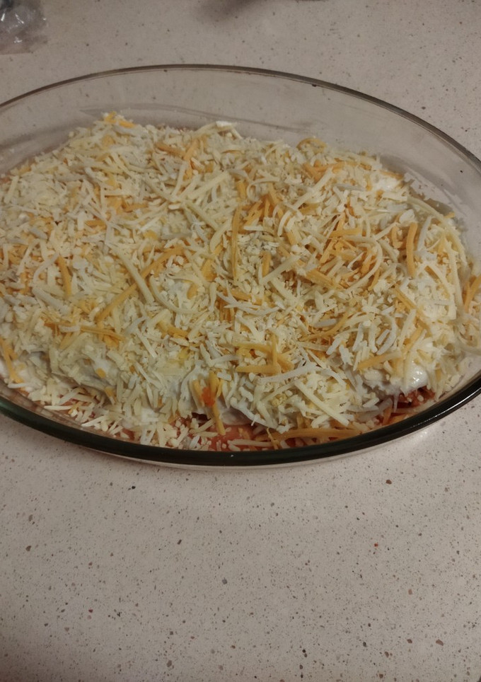 Una foto de Canelones de pollo
